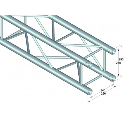 ALUTRUSS QUADLOCK 6082-290 4-Way Cross Beam